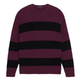 Border BB gebreide trui “Purple Black” 608760T31621087