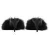 Boudoir 70 mm Sandalen “Black Feathers” 787447W0WMQ1000