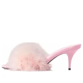 Boudoir 70 mm Sandalen “Pink Feathers” 787447W0WMQ5000