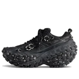 Bouncer Screw Sneakers “Zwart mesh en nylon met piercings” 685613W2RAG1081