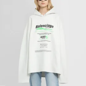 Boxy-hoodie ‘White’ 661711TKVF99085