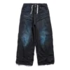 Broek met dubbele knieën “Dark Blue” 809444TRW587150