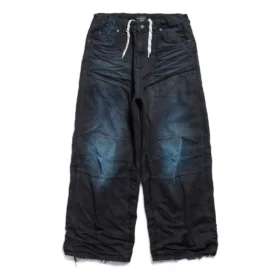 Broek met dubbele knieën “Dark Blue” 809444TRW587150