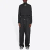 Broek met dubbele tailleband “Black” 661609TBP471055