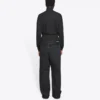 Broek met dubbele tailleband “Black” 661609TBP471055