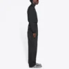 Broek met dubbele tailleband “Black” 661609TBP471055