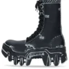 Bulldozer laarzen “Black Outline Calfskin” 672502WBEF21090