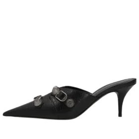 Cagole 80 mm muiltjes “Black” 714253WAD4E1081
