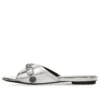 Cagole Metallic-slippers “Silver Black” 694342WBDK38018