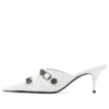 Cagole muiltjes met hakken “White Lambskin” 714253WAD4E9081