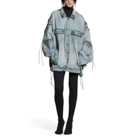 Cagole oversized jassen “Blauw” 764521TDW144016