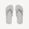 Cagole-sandalen voor dames in Balenciaga-grijs/kristal