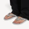 Cagole-sandalen voor dames in Balenciaga-grijs/kristal