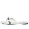 Cagole-Sandalen “White Arena Lambskin” 694342WAD4E9081