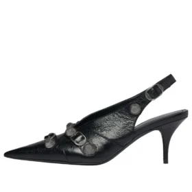 Cagole Slingback-pumps met hak van 70 mm “Black” 714251WAD4E1081
