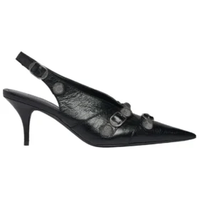 Cagole Slingback-pumps met hak van 70 mm “Black” 714251WAD4E1081