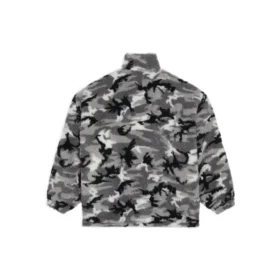 Camouflage-jas met rits “Grijs” 681818TLQ121240
