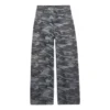 Camouflagejeans met wijde pijpen “Grijs” 641456TJW551055