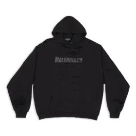 Caps Destroyed-Hoodie “Black” 659403TKVB61781