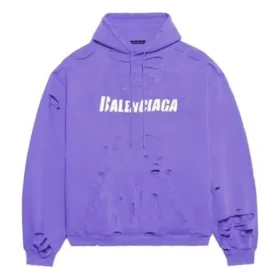 Caps Destroyed-hoodie “Purple” 659403TKVB63078