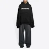 Caps Destroyed Hoodies “Black White” 659403TKVB61093