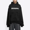 Caps Destroyed Hoodies “Black White” 659403TKVB61093