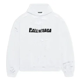 Caps Destroyed Hoodies “White” 659403TKVB69040