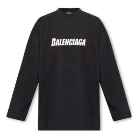 Caps Oversized T-shirt met lange mouwen “Black” 681046TNVL11070