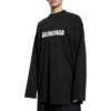 Caps Oversized T-shirt met lange mouwen “Black” 681046TNVL11070
