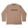 Caps Oversized T-shirt met lange mouwen “Khaki” 681046TNVL17761