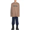 Caps Oversized T-shirt met lange mouwen “Khaki” 681046TNVL17761