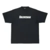 Caps T-shirt Boxy Fit “Zwart” 651795TNVL11070