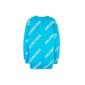Cardigan met logo-monogram en relaxte pasvorm “Blue” 625330T31784661