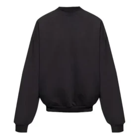 Care Label Sweatshirt met ronde hals “Black” 724511TNVL61070