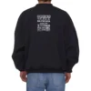 Care Label Sweatshirt met ronde hals “Black” 724511TNVL61070
