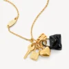 Carousel Rodeo Collector-ketting voor dames in goud/zwart
