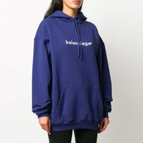 Casual sportshirt met alfabetlogo, marineblauw 578135TIV551195
