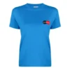 Casual T-shirt met korte mouwen en alfabetlogo, blauw 612964TIV797601