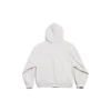 Champs-elysees Hoodie met doorlopende rits, normale pasvorm “White” 803264TRVM99016