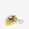 Charm/sleutelhanger-chips  in geel