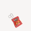 Charm/sleutelhanger ‘chips’ in rood