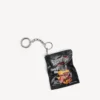 Charm/sleutelhanger ‘chips’ in zwart