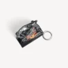 Charm/sleutelhanger ‘chips’ in zwart