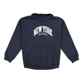 Cities New York Hoodies, wijde pasvorm “Navy White” 675003TLVM33967