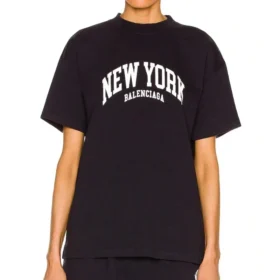Cities New York T-shirt Medium Fit “Dark Blue” 612965TLVM23967