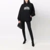 Cities Paris Hoodies, wijde pasvorm “Black White” 674986TLVL81070