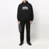 Cities Paris Hoodies, wijde pasvorm “Black White” 674986TLVL81070