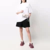 Cities Paris katoenen sweatshorts “Black White” 676137TLVL81070
