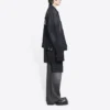 Cities Paris oversized Denim jas “Washed Black White” 690198TBP479034