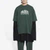 Cities Paris T-shirt Medium Fit “Groen” 612966TLVL73011